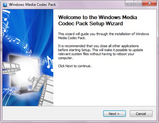 windows media player mp4 codec download